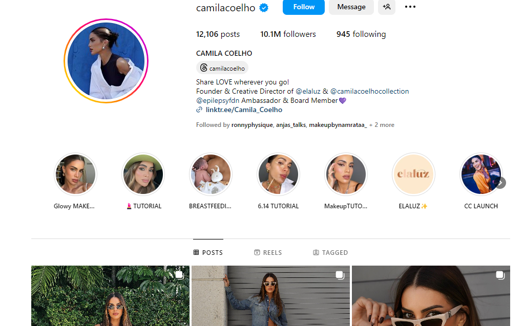 Camila Coelho - Fashion Influencers Net worth