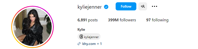 Kylie Jenner gets paid $1.8 million per sponsored post on Instagram